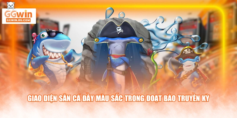 Giao diện săn cá đầy màu sắc trong đoạt bảo truyền kỳ